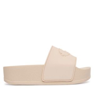 Klapki Liu Jo. Czerwone klapki Liu Jo, bez wzorów, bez obcasa. Za 279,99 zł.