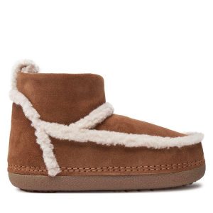 Śniegowce Inuikii. Brązowe buty zimowe Inuikii, bez obcasa, bez zapięcia. Za 859,99 zł.
