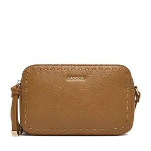 Torebka Lasocki. Brązowe listonoszki Lasocki, bez wzorów, bez dodatków. Za 159,99 zł.