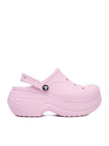 Crocs Klapki C-BELLA CLOG 210062-6GD Różowy. Czerwone klapki Crocs, bez wzorów, z tworzywa sztucznego, bez obcasa. Za 279,99 zł.