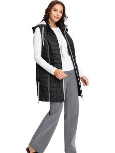 WITT WEIDEN Kamizelka w kolorze czarnym rozmiar: 44. Czarne kamizelki WITT WEIDEN, bez wzorów, bez kołnierzyka, bez ramiączek, bez kaptura. Za 69,99 zł.