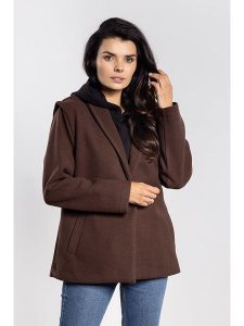 Awama Kurtka przejściowa w kolorze brązowym rozmiar: S. Brązowe kurtki Awama, s, bez wzorów, bez kaptura. Za 192,79 zł.