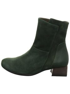 Think! Skórzane botki "Delicia" w kolorze zielonym rozmiar: 36,5. Zielone botki Think, bez wzorów, bez obcasa, bez zapięcia. Za 245,96 zł.