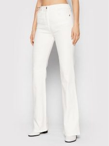 Patrizia Pepe Jeansy CP0937/DSo4/W146 Biały Skinny Fit. Białe jeansy Patrizia Pepe, bez wzorów, z bawełny. Za 499,99 zł.