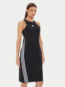 Adidas Sukienka codzienna Future Icons 3-Stripes IP1575 Czarny Regular Fit. Czarne kombinezony ADIDAS, na co dzień, s, bez wzorów, z bawełny, bez kołnierzyka, bez ramiączek, proste. Za 139,99 zł.