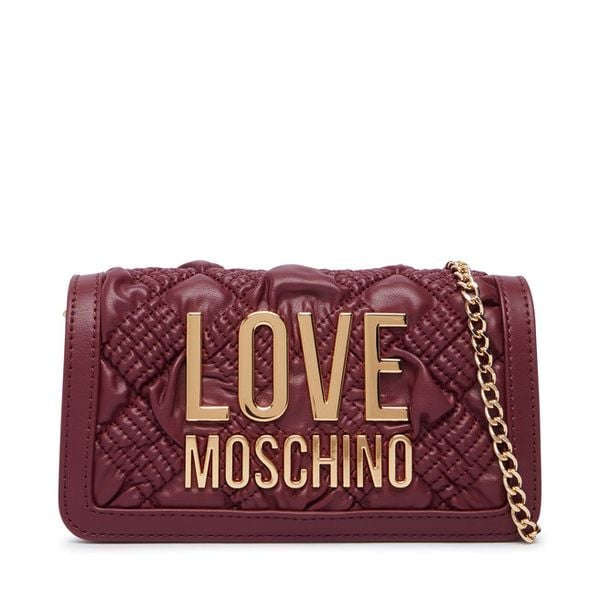 Torebka LOVE MOSCHINO. Czerwone torebki wieczorowe LOVE MOSCHINO, bez wzorów, bez dodatków. Za 669,99 zł.