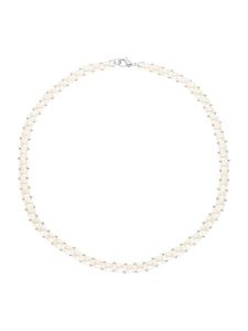 Mitzuko Naszyjnik perłowy w kolorze białym - dł. 40 cm rozmiar: onesize. Białe naszyjniki Mitzuko, z perłą, srebrne. Za 274,75 zł.
