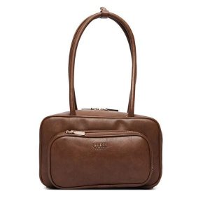 Torebka Guess. Brązowe torebki klasyczne Guess, z aplikacjami, bez dodatków. Za 494,99 zł.