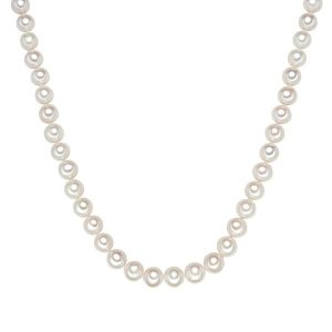 Valero Pearls Naszyjnik srebrny srebro wysokiej próby Perła hodowlana słodkowodna srebrny Naszyjniki 1 ct Damski. Szare naszyjniki Valero Pearls, z perłą, srebrne. Za 789,99 zł.