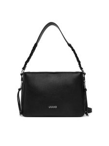 Liu Jo Torebka AA6038 E1120 Czarny. Czarne torebki klasyczne Liu Jo, bez wzorów, ze skóry, bez dodatków. Za 599,99 zł.