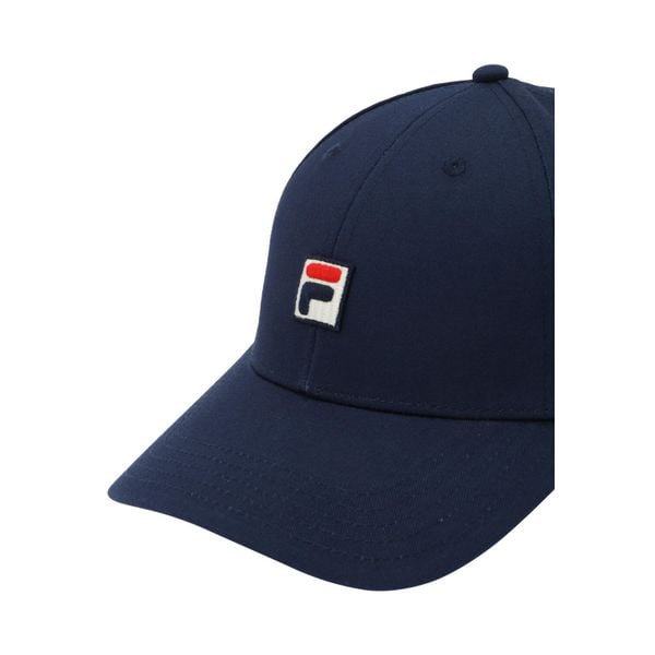 Czapka baseballowa 6-panelowa Fila Biella Logo. Niebieskie czapki Fila, z aplikacjami, z bawełny, eleganckie. Za 109,00 zł.