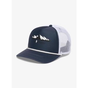 Czapka z daszkiem Black Diamond Flat Bill Trucker Hat. Niebieskie czapki Black Diamond, bez wzorów. Za 119,99 zł.