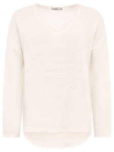 Zwillingsherz Bluza "Positive Mind" w kolorze jasnoróżowym rozmiar: L/XL. Różowe bluzy Zwillingsherz, l, bez wzorów, bez kaptura. Za 162,87 zł.