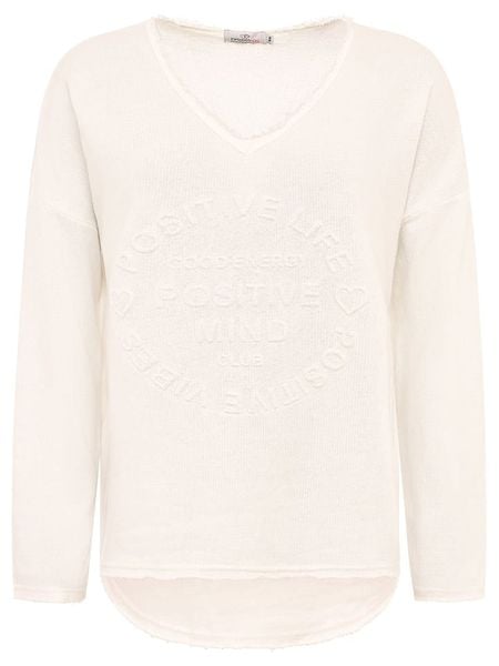 Zwillingsherz Bluza "Positive Mind" w kolorze jasnoróżowym rozmiar: L/XL. Różowe bluzy Zwillingsherz, l, bez wzorów, bez kaptura. Za 149,31 zł.