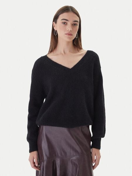 Dixie Sweter M277Y065A 1900 Czarny Regular Fit. Czarne swetry klasyczne Dixie, m, z wełny, bez kołnierzyka. Za 399,99 zł.