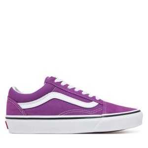 Tenisówki Vans. Fioletowe trampki Vans, bez wzorów, bez zapięcia. Za 209,99 zł.