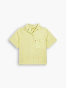 Levi´s Koszulka polo "Ari Resort" w kolorze żółtym rozmiar: M. Żółte bluzki m, bez wzorów, bez kołnierzyka, bez ramiączek. Za 92,21 zł.