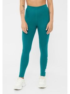 Bench Legginsy "Elira" w kolorze zielonym rozmiar: 36. Zielone legginsy Bench, bez wzorów, z podwyższonym stanem. Za 92,45 zł.