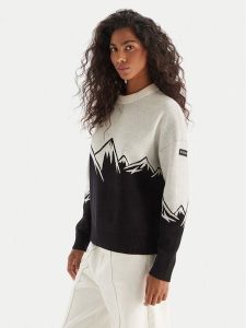 Roxy Sweter Cozy Sound ERJSW03657 Czarny Regular Fit. Czarne swetry klasyczne Roxy, l, z bawełny, bez kołnierzyka. Za 459,99 zł.
