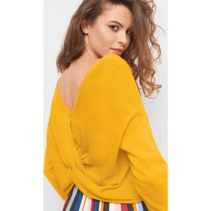Sweter oversize z supłem. Swetry klasyczne marki Orsay. W wyprzedaży za 55,00 zł.