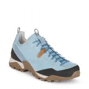 Buty trekkingowe damskie Aku Nativa Canvas. Brązowe buty trekkingowe Aku, z materiału, bez zapięcia. Za 399,00 zł.