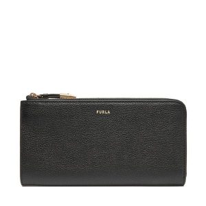Portfel Furla. Czarne portfele Furla, bez wzorów. Za 369,99 zł.