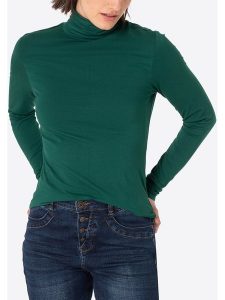 Timezone Koszulka w kolorze zielonym rozmiar: M. Zielone bluzki Timezone, m, bez wzorów, bez kołnierzyka, bez ramiączek. Za 74,11 zł.