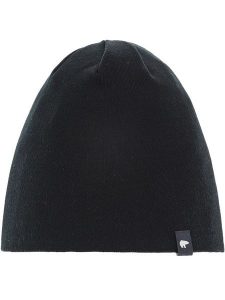 Eisbär Wełniana czapka "Callon 2.0" w kolorze czarnym rozmiar: onesize. Czarne czapki Eisbar, z aplikacjami, z wełny. Za 129,95 zł.