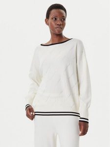 Liu Jo Sport Sweter TF5206 MS63L Écru Regular Fit. Swetry klasyczne Liu Jo Sport, l, z syntetyku, bez kołnierzyka. Za 499,99 zł.