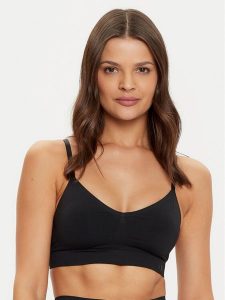 LAUREN RALPH LAUREN Biustonosz top 4L0079 Czarny. Czarne biustonosze Lauren Ralph Lauren, bez wzorów, z syntetyku. Za 239,99 zł.