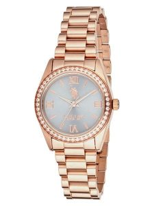 U.S. Polo Assn. Zegarek kwarcowy w kolorze różowozłoto-szarym rozmiar: onesize. Czerwone, analogowe zegarki U.S. Polo Assn. Za 217,99 zł.