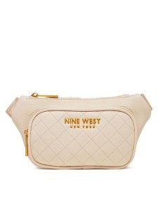 Nine West Torebka JH6771-NW Beżowy. Brązowe listonoszki Nine West, bez wzorów, z materiału, bez dodatków. Za 179,99 zł.