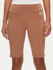 EA7 Emporio Armani Szorty sportowe 3DTS53 TJ01Z 1731 Brązowy Regular Fit. Brązowe spodenki sportowe EA7 Emporio Armani, s, bez wzorów, z bawełny. Za 159,99 zł.