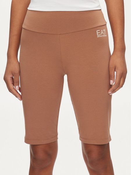 EA7 Emporio Armani Szorty sportowe 3DTS53 TJ01Z 1731 Brązowy Regular Fit. Brązowe spodenki sportowe EA7 Emporio Armani, s, bez wzorów, z bawełny. Za 159,99 zł.