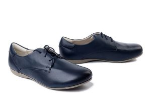 JOSEF SEIBEL 87284 971 530 Fiona 84 ocean, półbuty damskie. Niebieskie półbuty Josef Seibel, bez wzorów, ze skóry, bez obcasa, bez zapięcia. Za 322,91 zł.