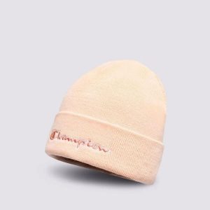 CZAPKA DAMSKA ZIMOWA BEANIE CAP CHAMPION. Czerwone czapki Champion, bez wzorów, eleganckie. Za 56,46 zł.