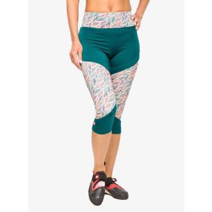 Legginsy wspinaczkowe damskie Ocun Rhea 3/4 Leggings. Czerwone legginsy Ocun, bez wzorów. Za 156,99 zł.