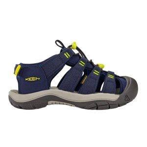 Sandały juniorskie KEEN Newport Boundless. Niebieskie buty trekkingowe Keen, bez zapięcia. Za 249,99 zł.