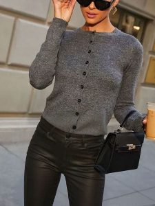 Milan Kiss Kardigan w kolorze szarym rozmiar: XL. Szare kardigany Milan Kiss. Za 152,99 zł.