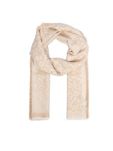 Guess Szal AW5531 VIS03 Beżowy jasny. Brązowe rękawiczki Guess, z aplikacjami, z wiskozy. Za 234,99 zł.