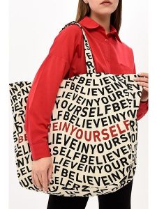 MORI Shopper bag w kolorze beżowym - 46 x 48 x 15 cm rozmiar: onesize. Brązowe shopper bag MORI, bez wzorów, z bawełny, na ramię, bez dodatków. Za 43,99 zł.