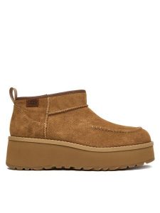 Ugg Śniegowce W Cityfunc Ultra Mini 1158193 Brązowy. Brązowe buty zimowe Ugg, ze skóry, bez obcasa, bez zapięcia. Za 809,99 zł.