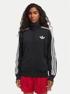 Adidas Bluza Pinstripe Firebird KS6786 Czarny Loose Fit. Czarne bluzy ADIDAS, xs, bez wzorów, z syntetyku, bez kaptura. Za 349,99 zł.