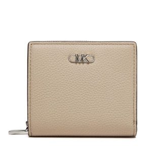 Portfel MICHAEL Michael Kors. Brązowe portfele MICHAEL Michael Kors, bez wzorów. Za 379,99 zł.