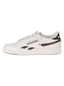 Reebok Skórzane sneakersy "Club C Revenge Vintage" w kolorze kremowo-czarnym rozmiar: 38,5. Brązowe trampki Reebok, bez wzorów, bez zapięcia. Za 229,95 zł.
