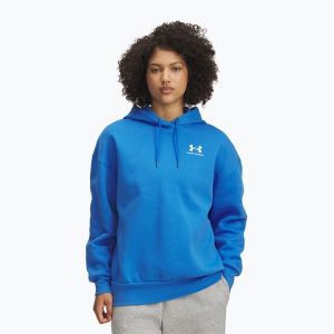 Bluza Under Armour Icon Fleece Hoodie. Niebieskie bluzy Under Armour, bez wzorów, bez kaptura. Za 259,99 zł.