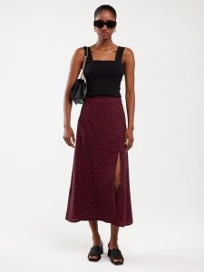 BIG STAR Spódnica w kolorze czarno-czerwonym rozmiar: XL. Czarne spódnice Big Star, xl, bez wzorów, z wiskozy, retro, maxi. Za 67,99 zł.