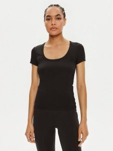 Calvin Klein T-Shirt K20K207191 Czarny Slim Fit. Czarne t-shirty Calvin Klein, xxl, bez wzorów, z syntetyku, bez kołnierzyka, bez ramiączek. Za 209,99 zł.