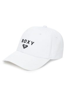 Roxy Czapka z daszkiem RX-W3-002-SS25 Biały. Białe czapki Roxy, bez wzorów, z bawełny. Za 79,99 zł.