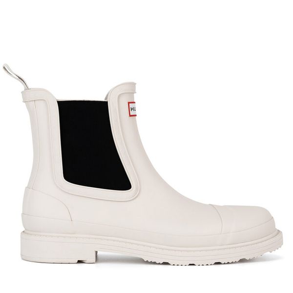 Kalosze Hunter. Czarne kalosze Hunter, bez wzorów. Za 259,99 zł.